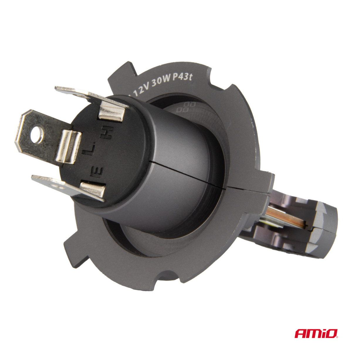 LED-ajovalon polttimot Hybrid-sarja H4 H19 6000K Canbus 60W AMIO-04114