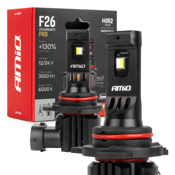 LED-auton polttimot HIR2 F26 PRO LumiTec LIMITED +130% DUO FULL CANBUS 12V/24V AMIO-04876