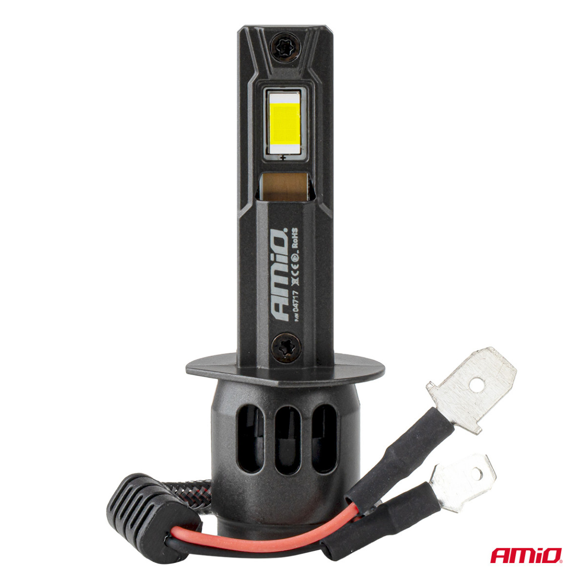LED-ajovalon polttimot sarja F25 PRO BLACK FULL CANBUS H1 68W 12V 24V AMIO-04717