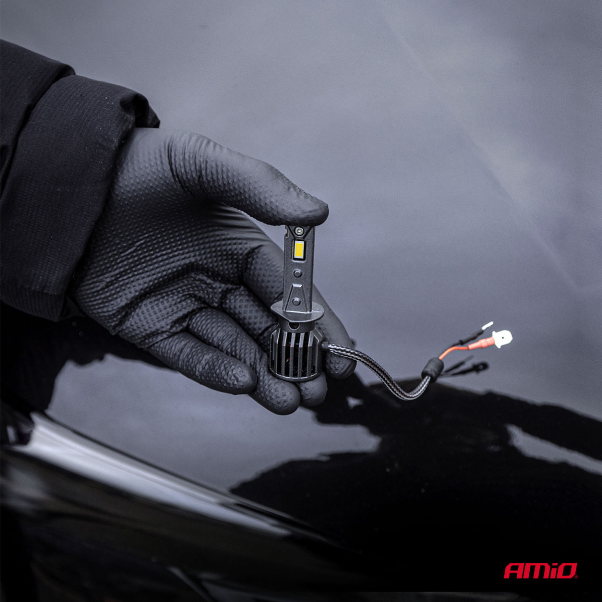 LED-ajovalon polttimot F25 HOPEA TÄYSIN CANBUS H1 54W 12V 24V AMIO-04701