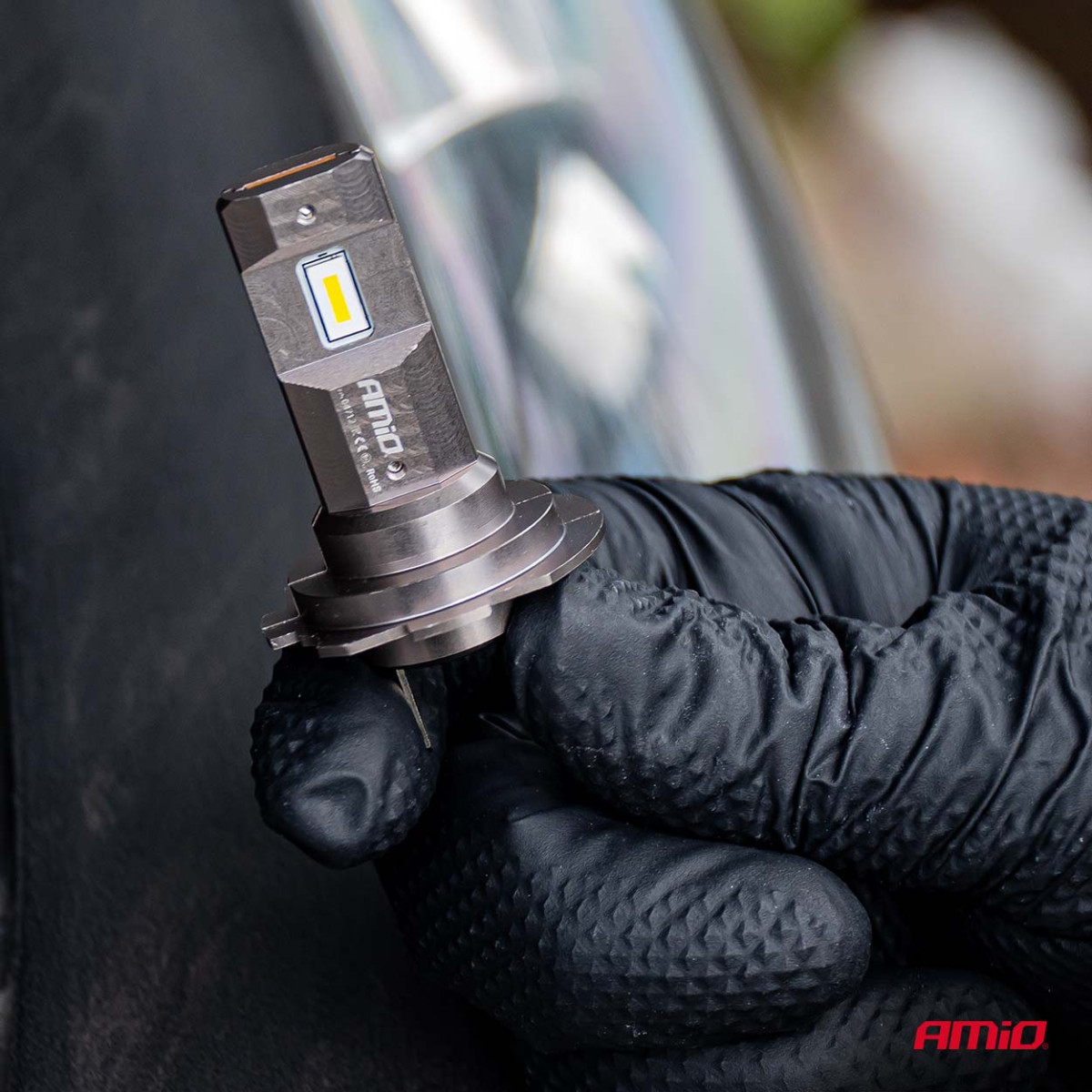 LED-ajovalon polttimot sarja H25 CANBUS H7 H18 12V 30W, AMIO-04712