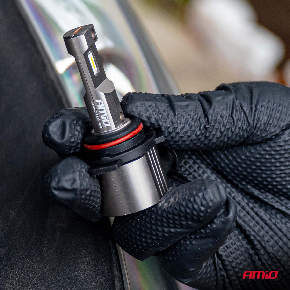 LED-ajovalojen polttimot sarja H25 CANBUS HIR2 9012 12V 31W, AMIO-04716