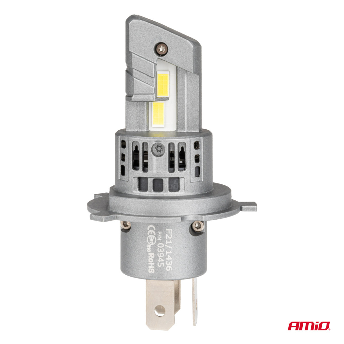 LED-ajovalon polttimot X5-sarja WINGER H4 6000K max 50W AMIO-03945