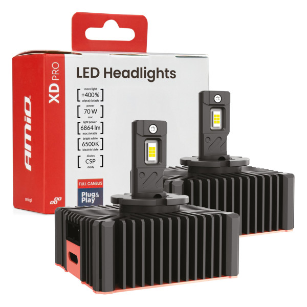 LED-ajovalon polttimot XD PRO D5S FULL CANBUS AMIO-04683 LED-ajovalon polttimot XD PRO D5S FULL CANBUS AMIO-04683