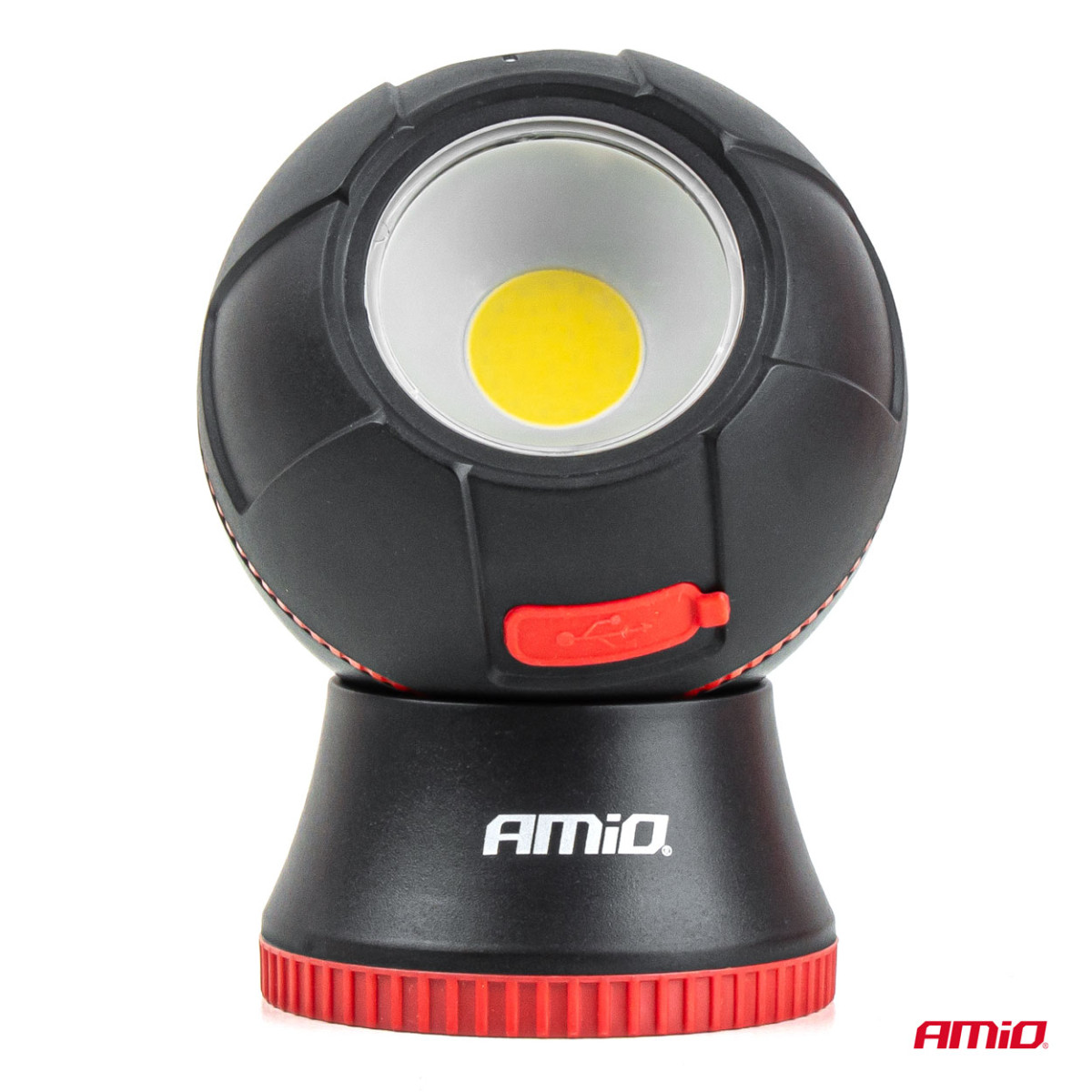 Irrotettava pallomainen LED-työvalo COB 4 W, 2200 mAh, AMIO-04939