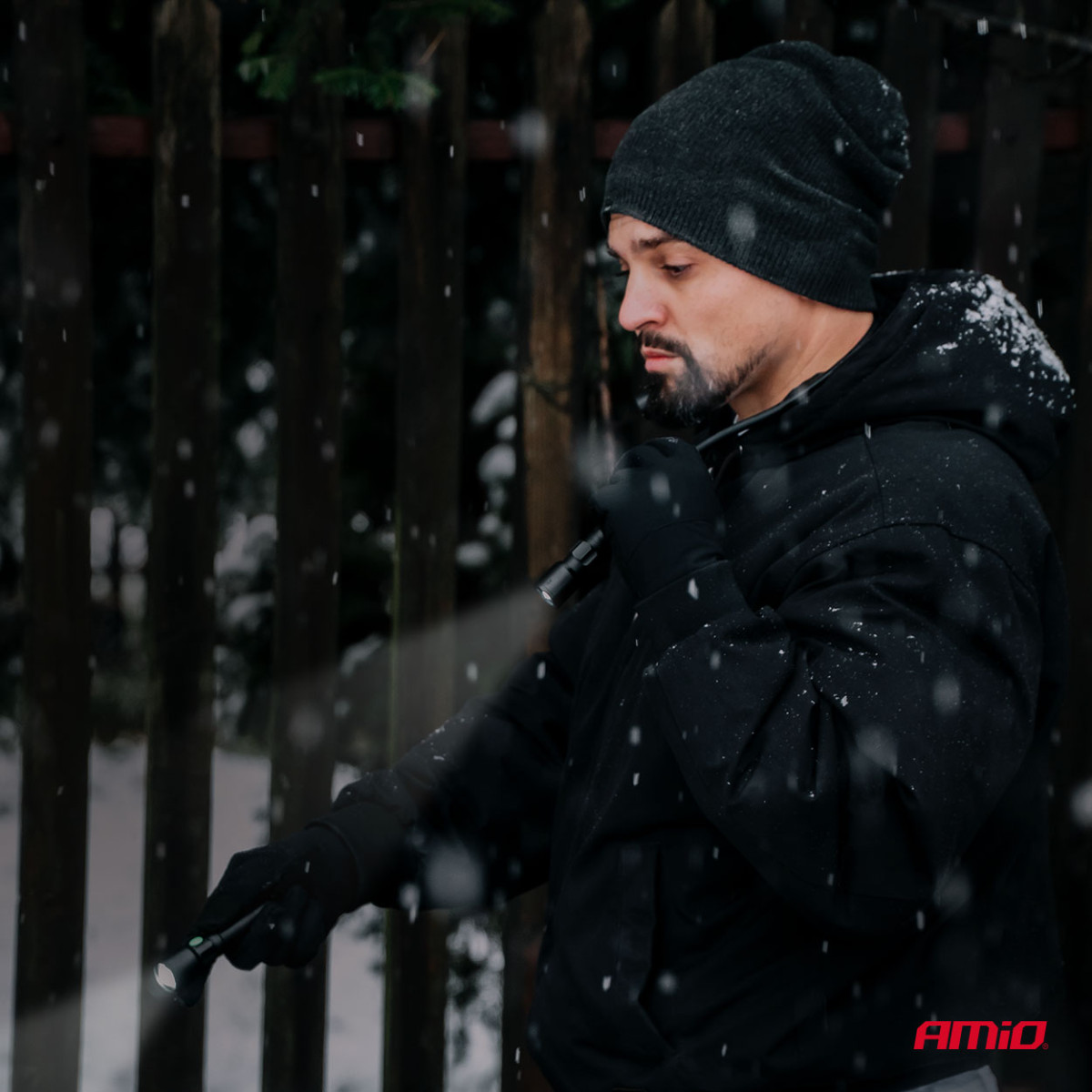 Ladattava LED-kaulavalaisin 2×P50 1000 mAh AMIO-04671