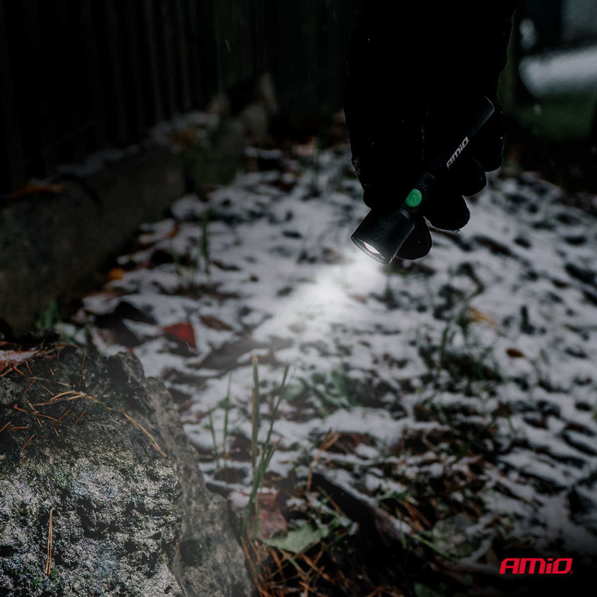 Ladattava LED-kaulavalaisin 2×P50 1000 mAh AMIO-04671