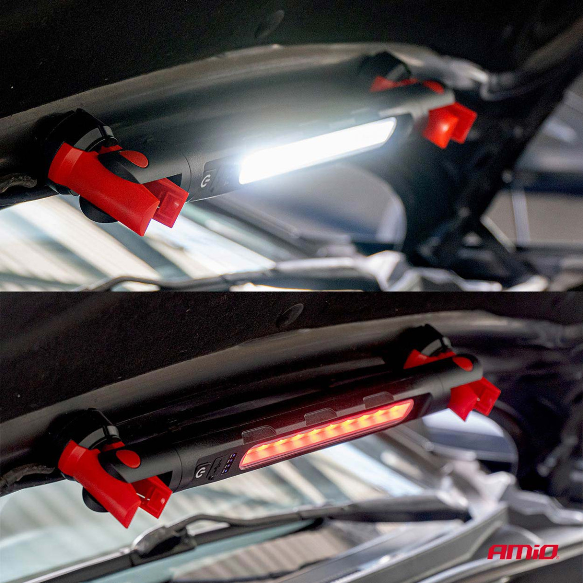 LED-työvalo magneetilla ja puristimella, 4000 mAh, AMIO-05024
