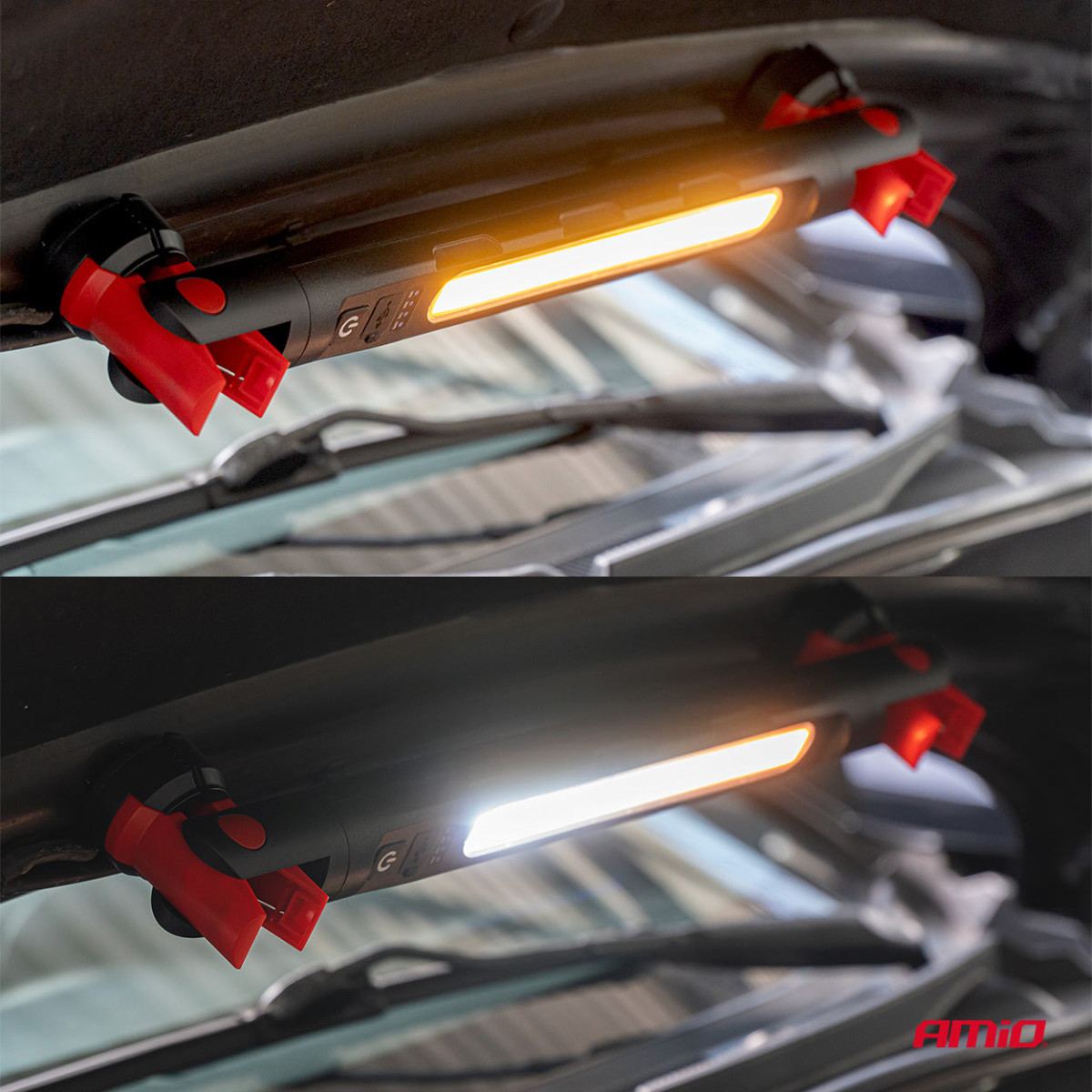 LED-työvalo magneetilla ja puristimella, 4000 mAh, AMIO-05024