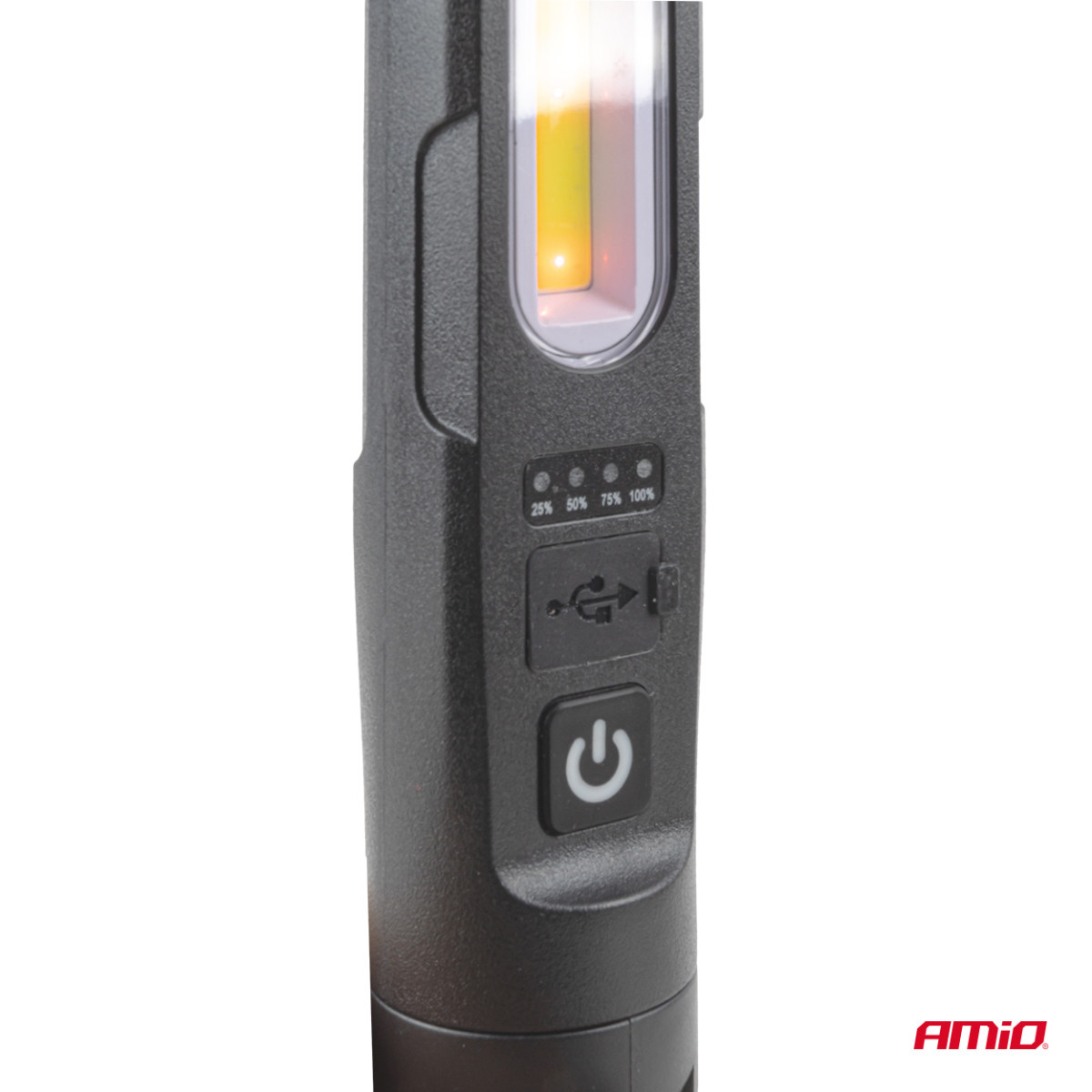 LED-työvalo magneetilla ja puristimella, 4000 mAh, AMIO-05024