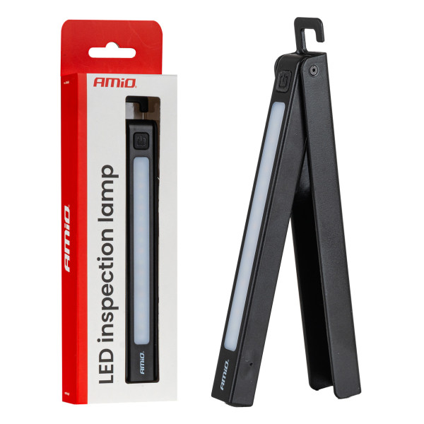 LED-tarkastuslamppu XTE + SMD, 600 mAh (paristokäyttöinen)
