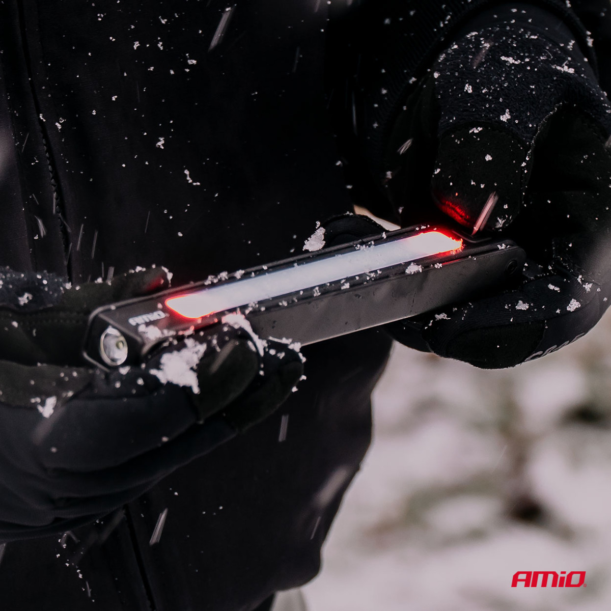 LED-tarkastusvalosarja, 10 kpl, paristokäyttöinen XTE + SMD, 600 mAh, AMIO-04670