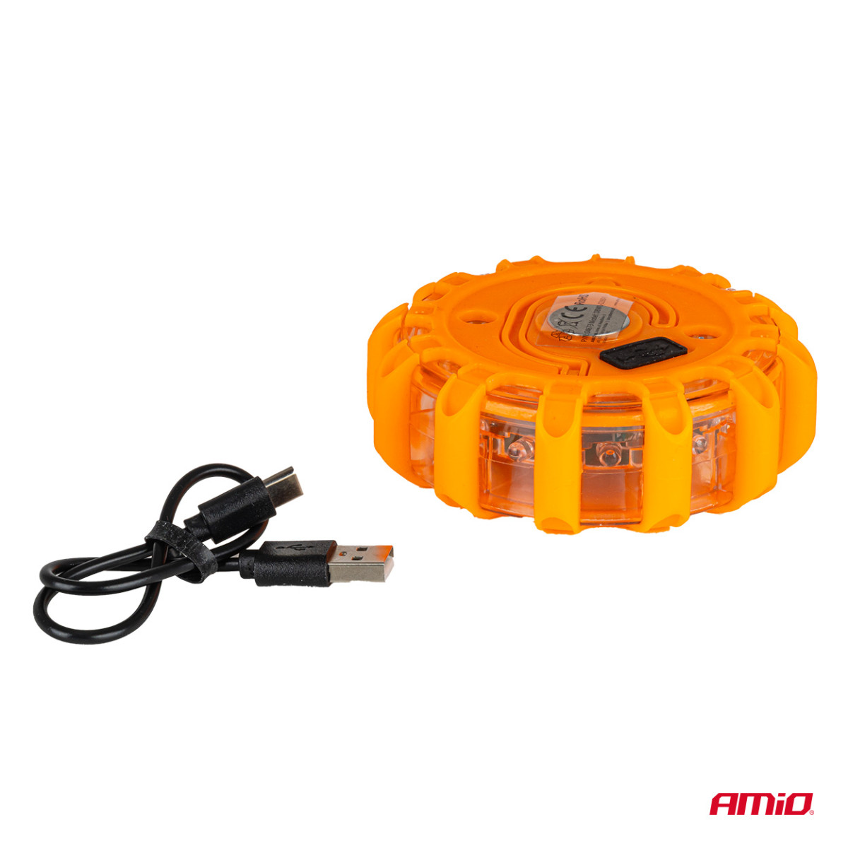 Ladattava LED-hätävalo taskulampputoiminnolla, 12 SMD + 3 SMD, 650 mAh AMIO-04829