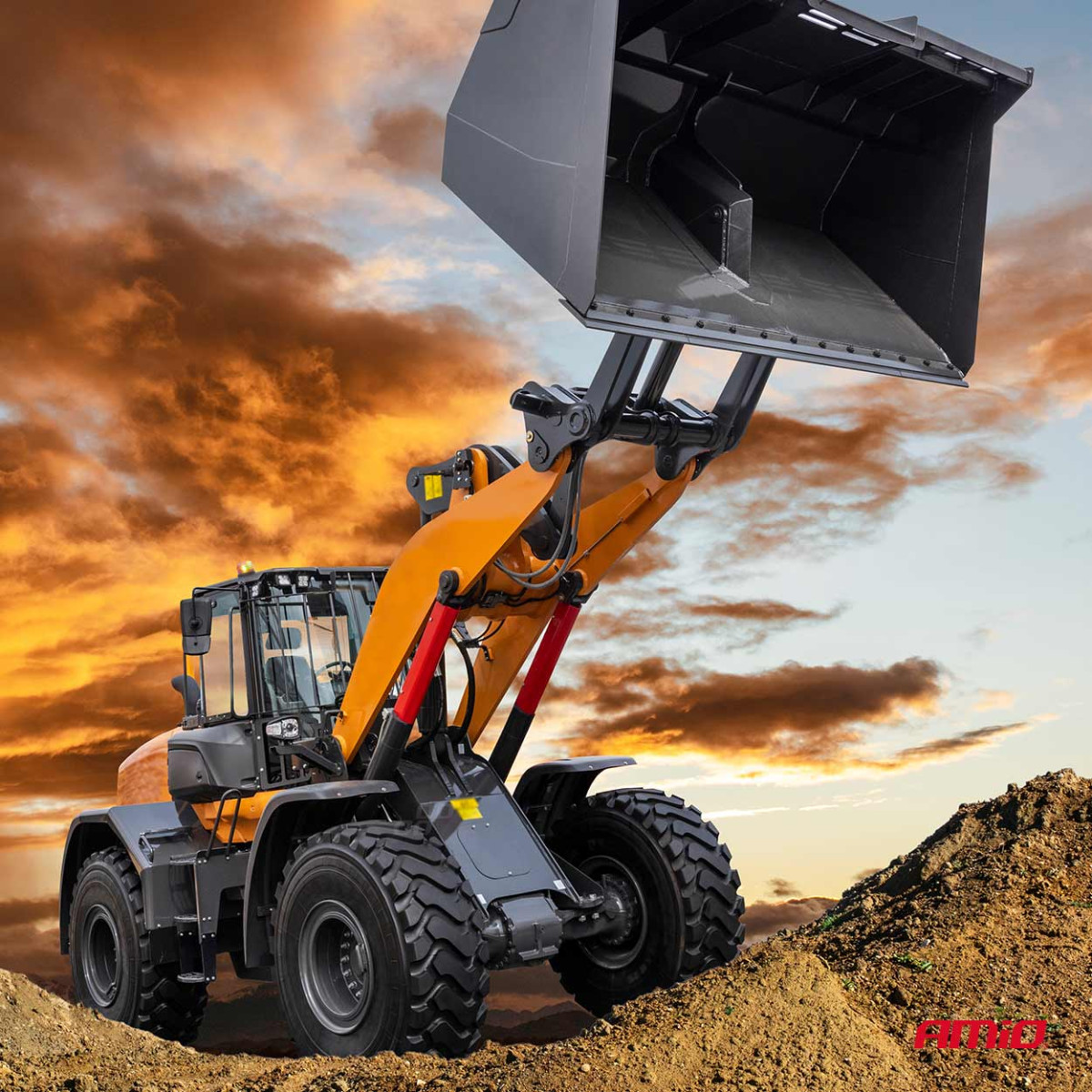 LED-varoitusvalo 24 LEDiä W25M 12V 24V AMIO-03340