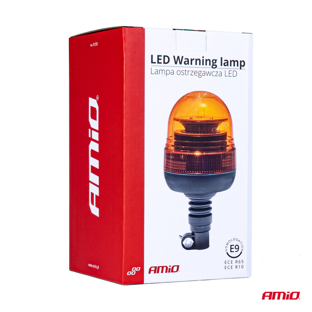 LED-varoitusvalo WAR09P 39 LED flex R65 R10 12V 24V AMIO-01501