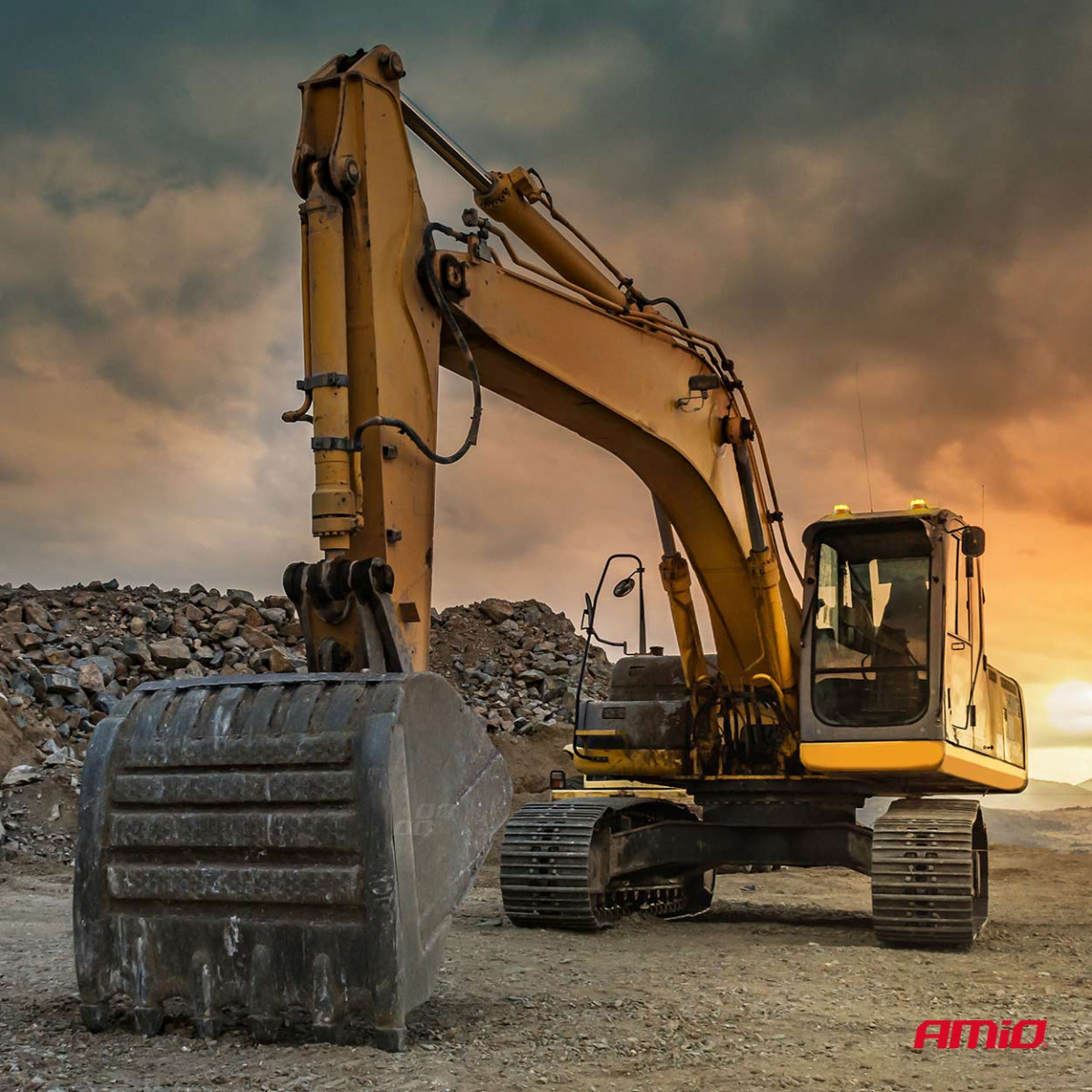 LED-varoitusvalo W28M 12V 24V AMIO-04108