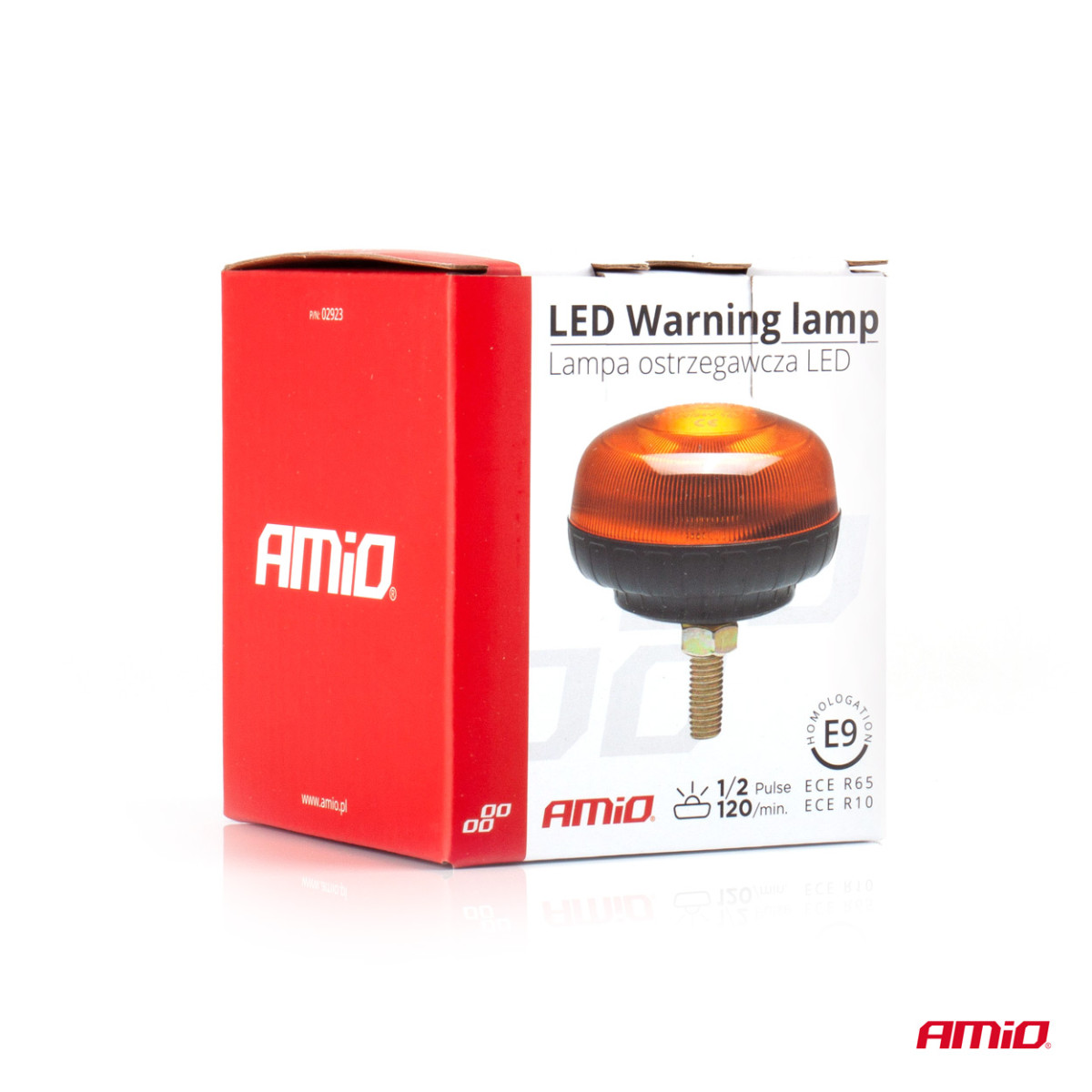 LED-varoitusvalo R65 R10 12V 24V W21sb AMIO-02923