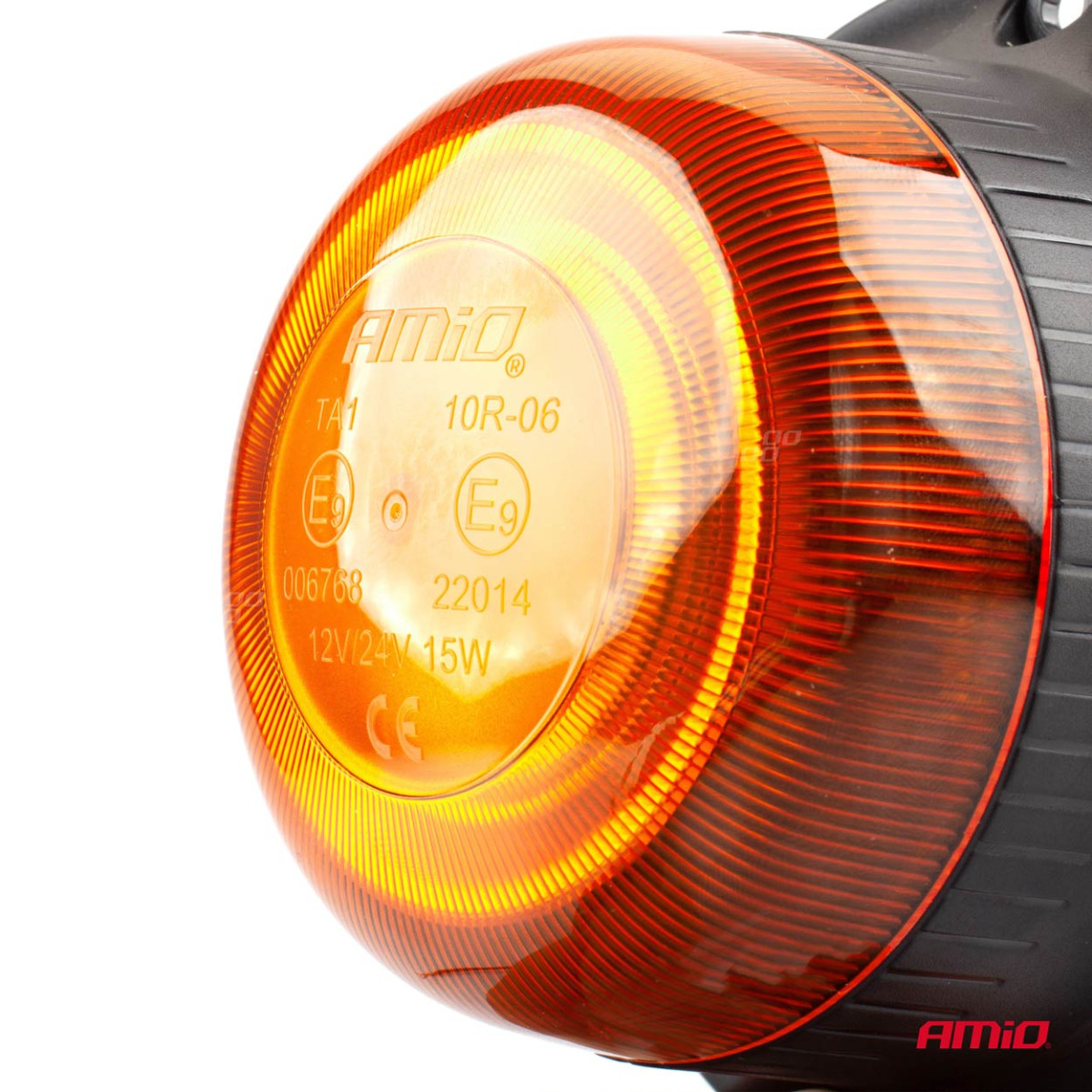 LED-varoitusvalo magneetilla W21m R65 R10 18LED 12/24V IP56 AMIO-02925