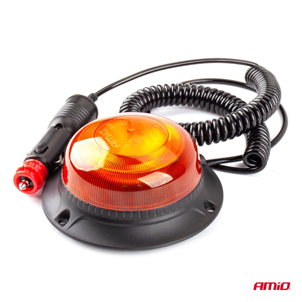 LED-varoitusvalo magneetilla W21m R65 R10 18LED 12/24V IP56 AMIO-02925