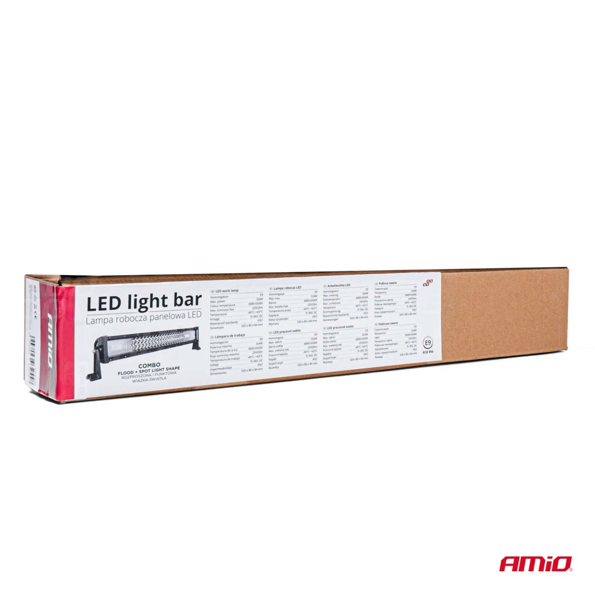 LED-paneelityövalo SLIM, kaareva, 52 cm, 9-36V, AWL44