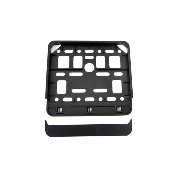 Skootterin rekisterikilven pidike – musta, AMIO-01169