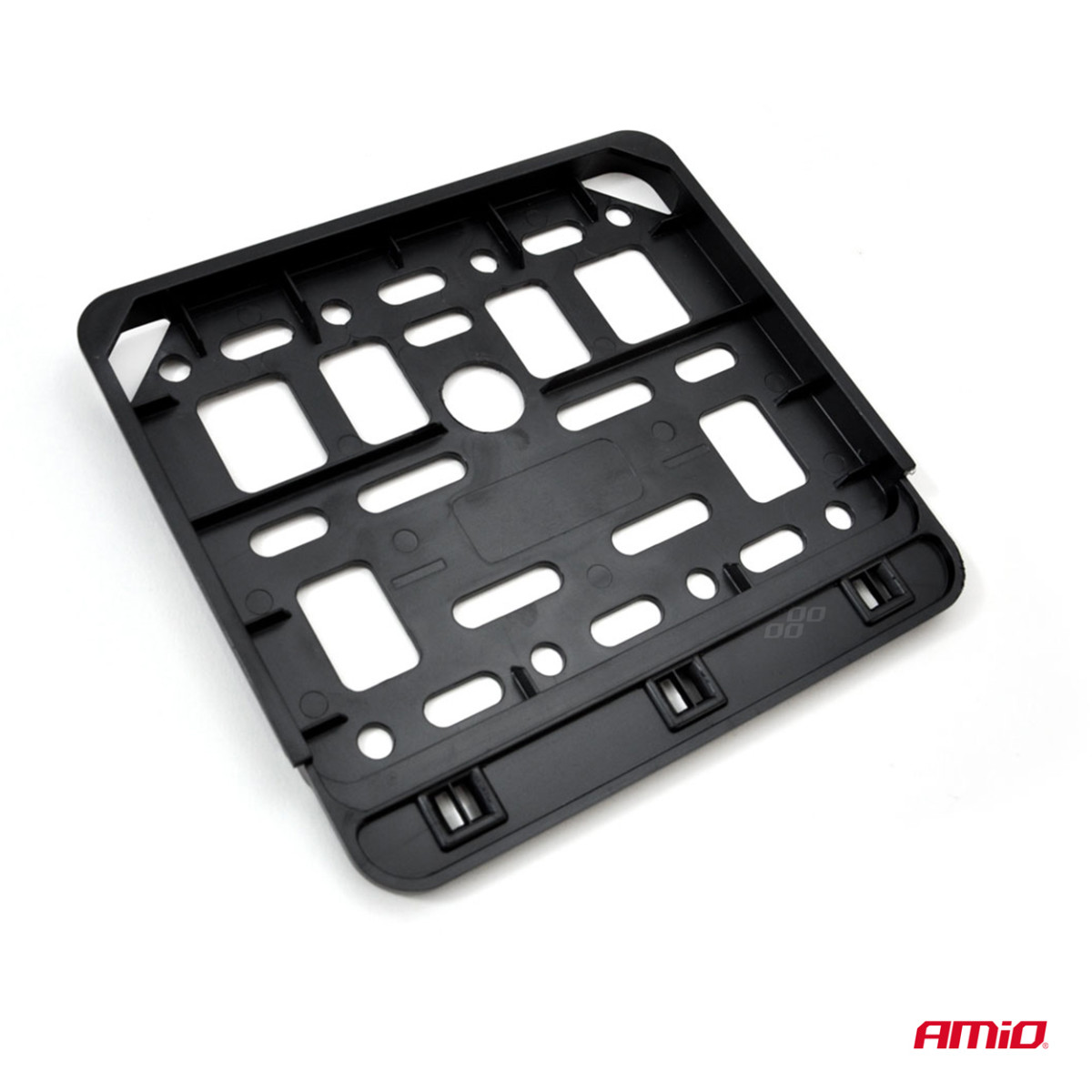 Skootterin rekisterikilven pidike – musta, AMIO-01169