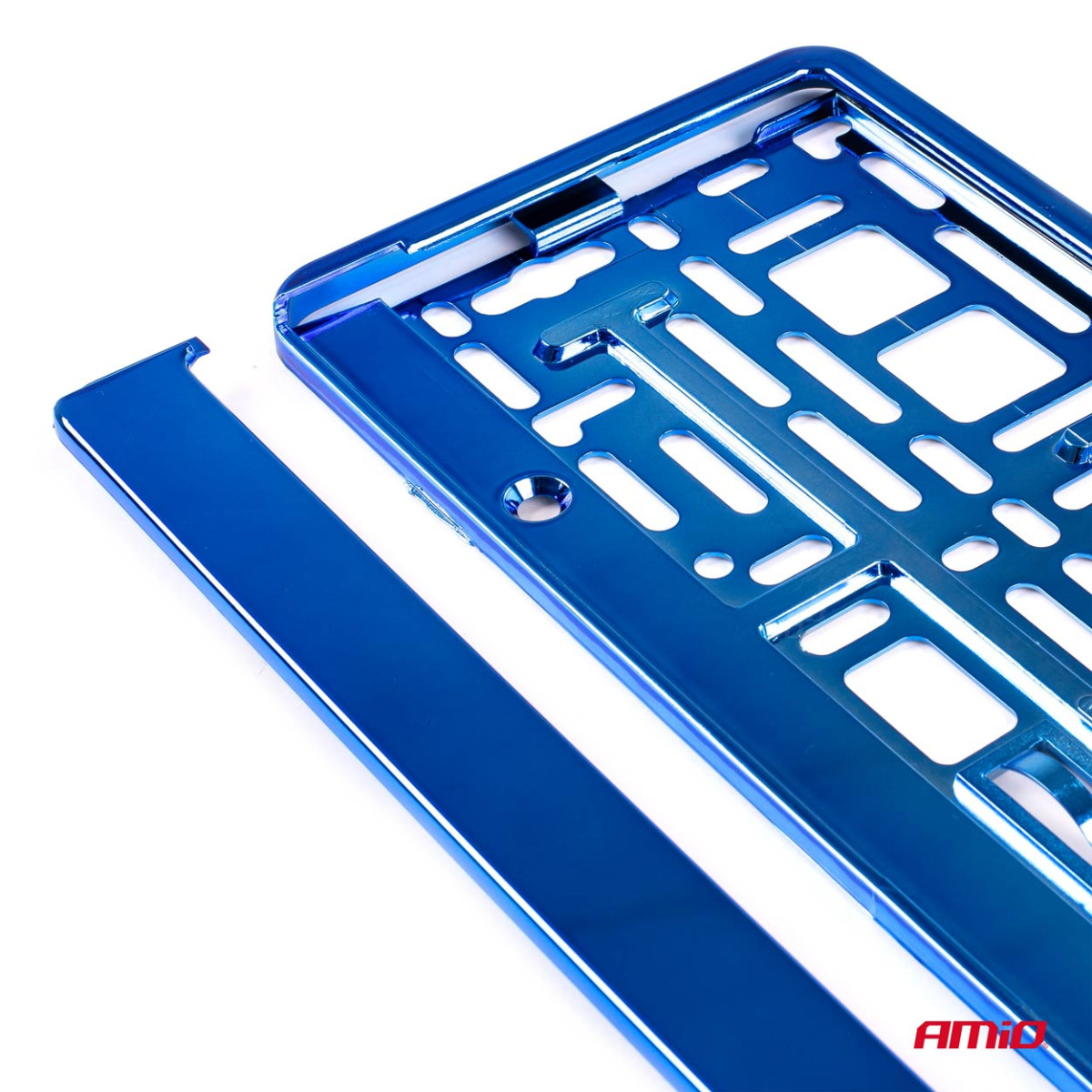 Rekisterikilven pidike – metallinsininen, AMIO-03174