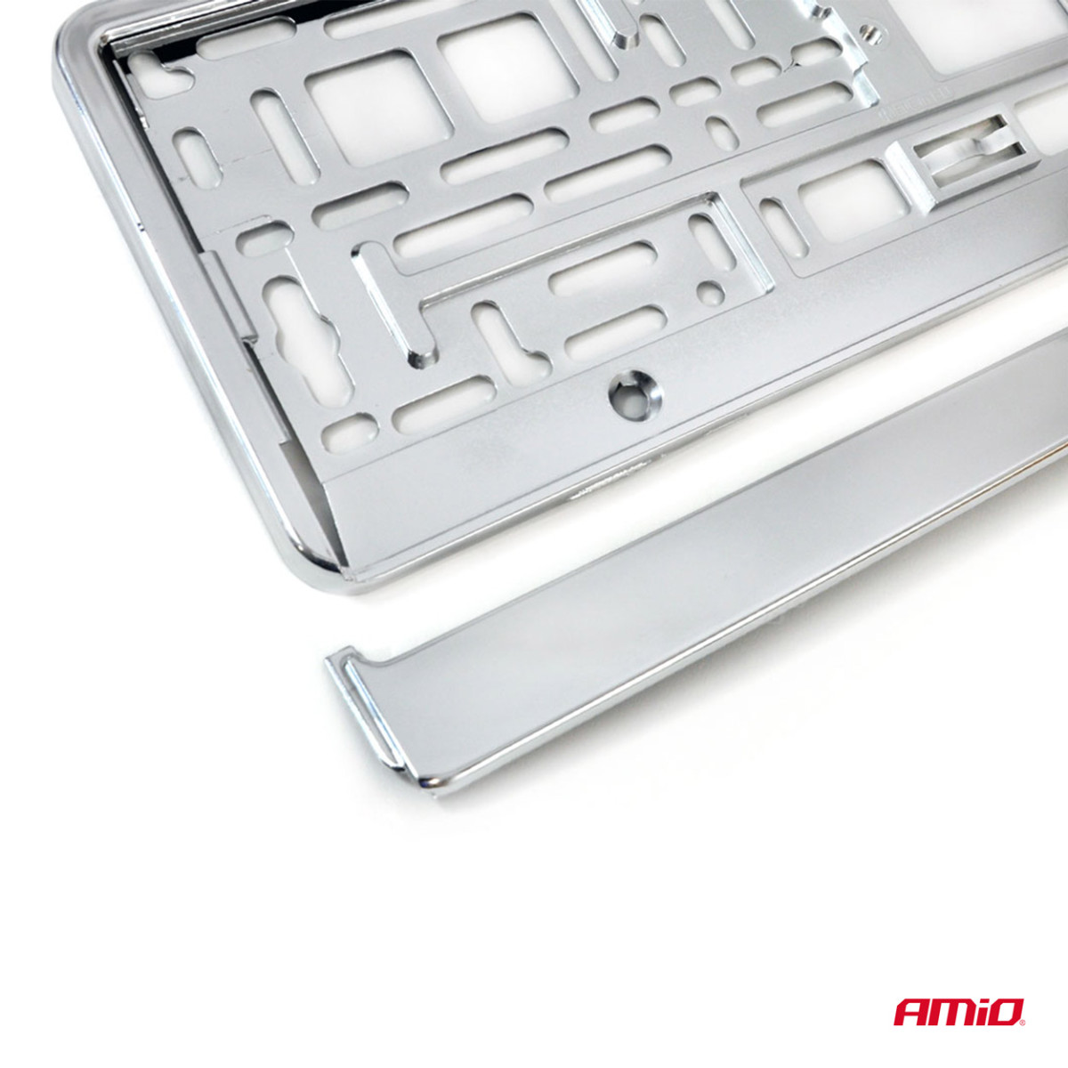 Rekisterikilven pidike – hopeanvärinen metallinhohtoinen, AMIO-01170