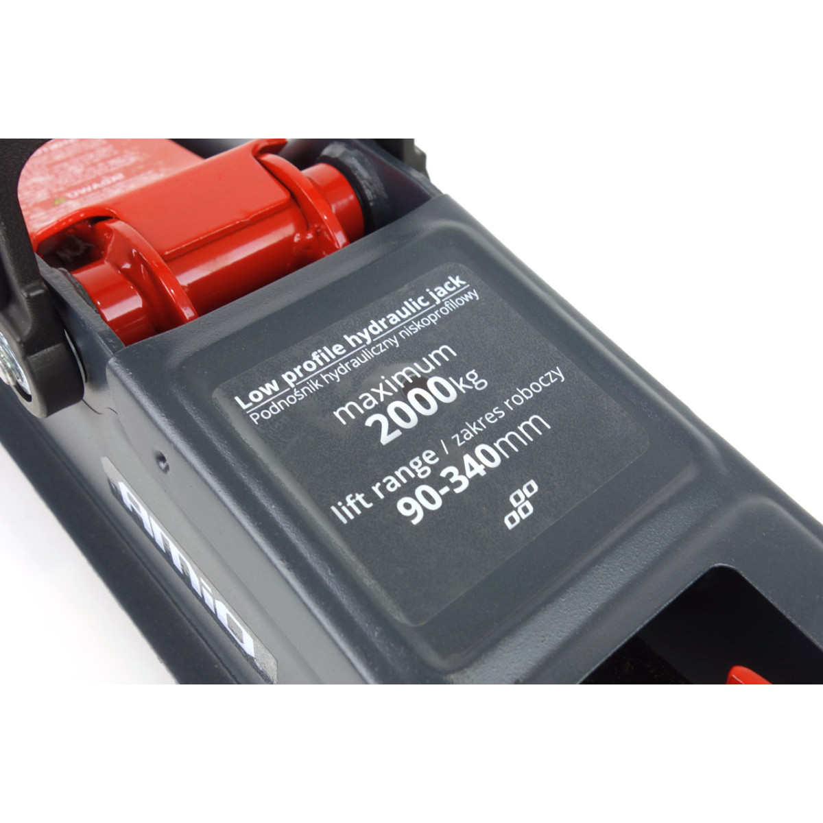 Matalaprofiilinen hydraulinen nostolaite 2000 kg CE AMIO-02500