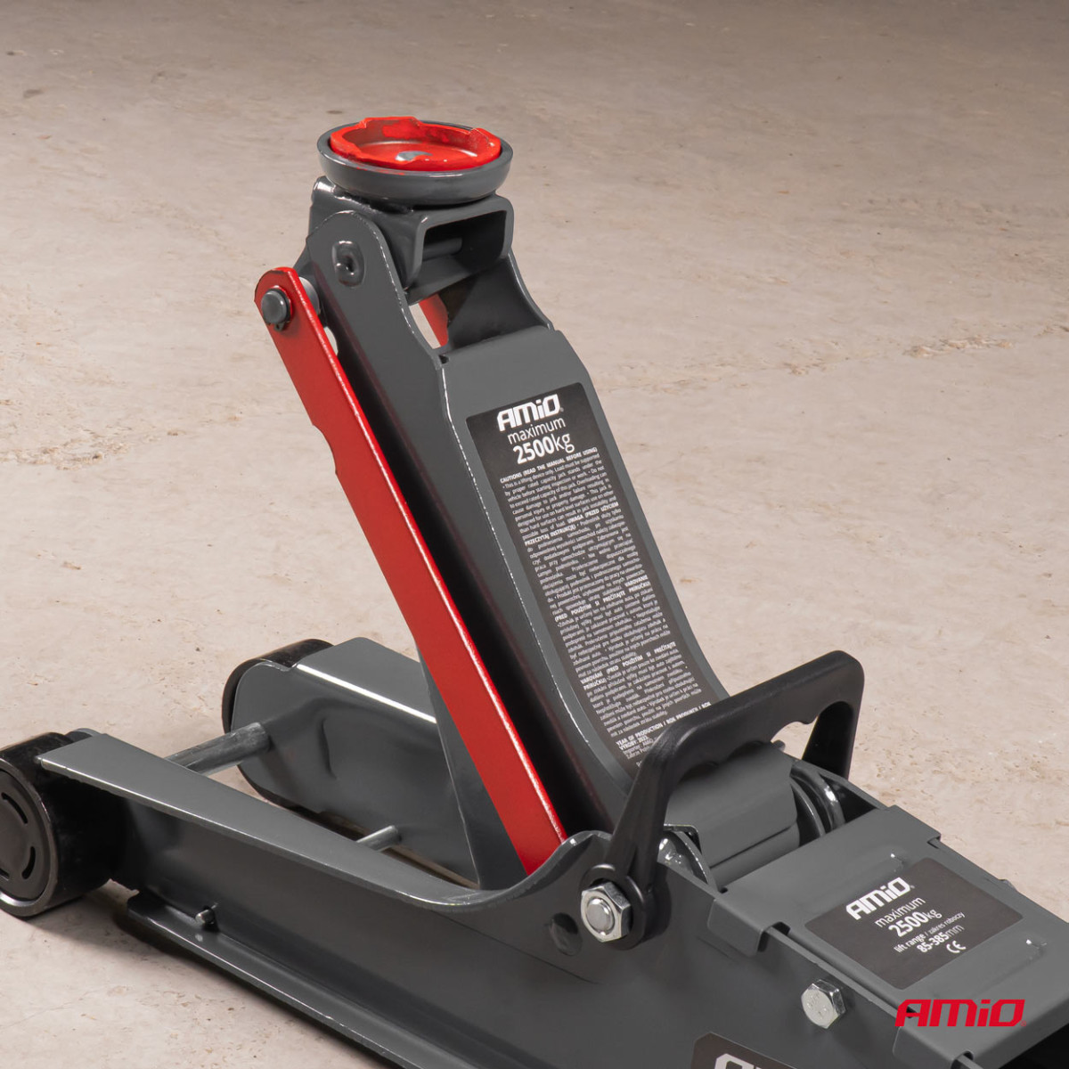 Matalaprofiilinen hydraulinen nostolaite 2500 kg CE AMIO-02501