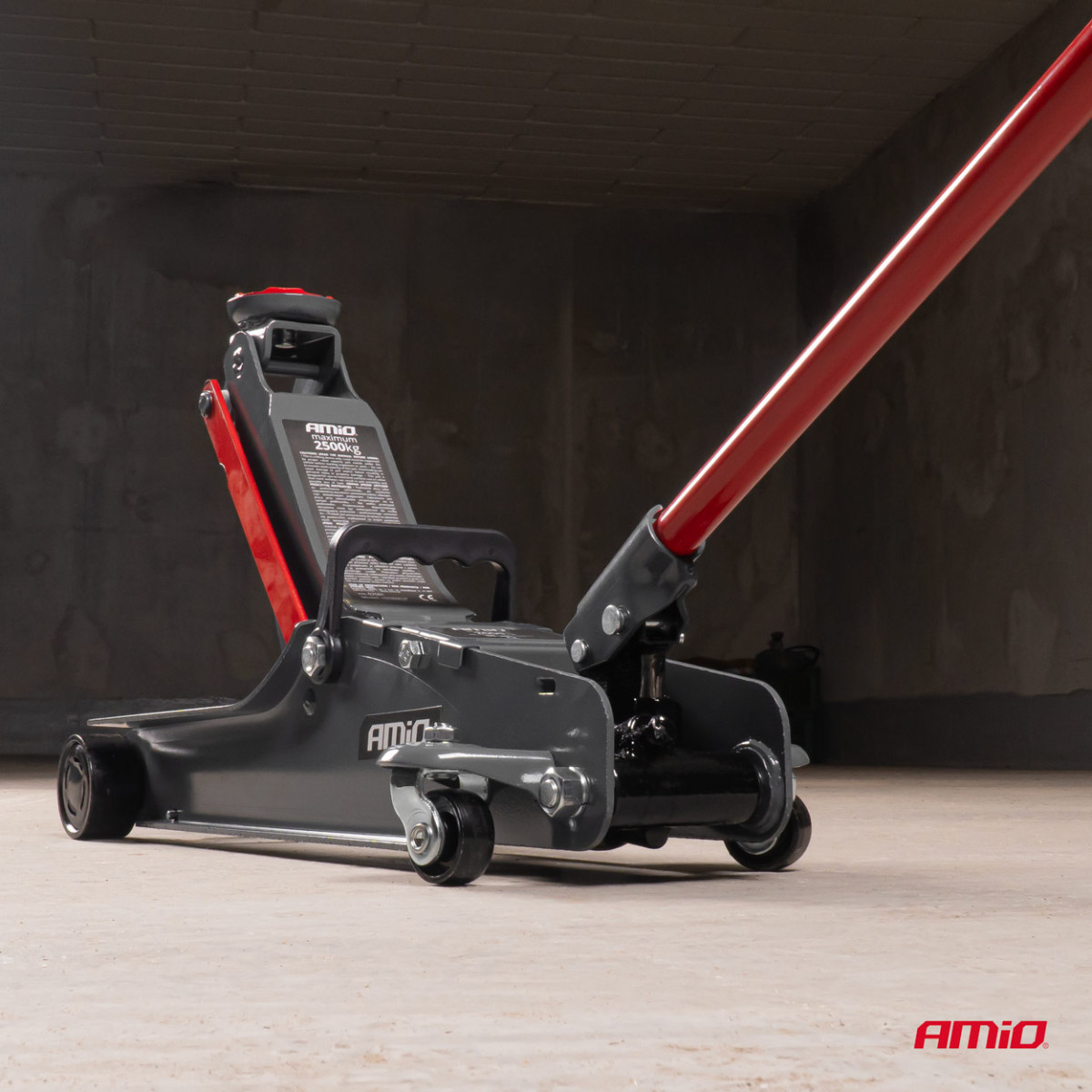 Matalaprofiilinen hydraulinen nostolaite 2500 kg CE AMIO-02501