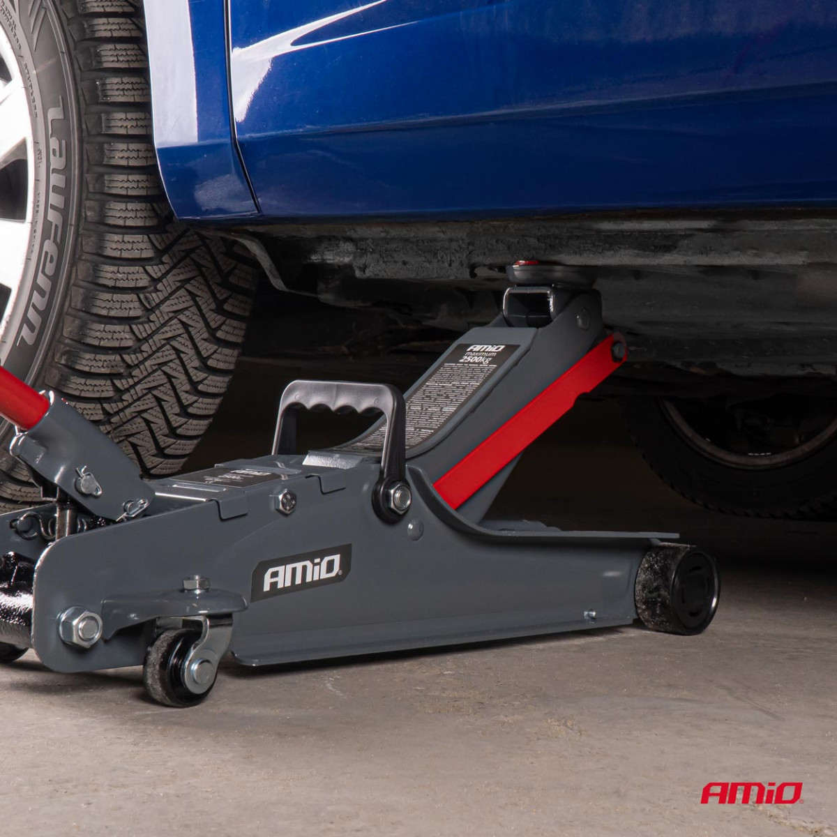 Matalaprofiilinen hydraulinen nostolaite 2500 kg CE AMIO-02501