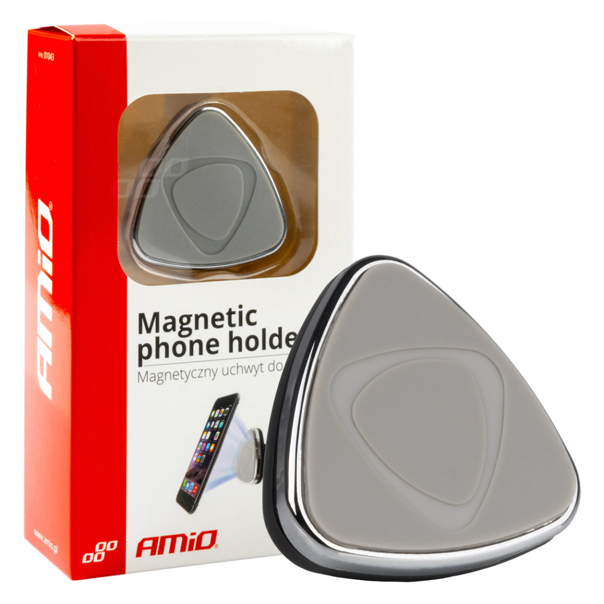 Magneettinen puhelimen pidike tuuletusritilöille HOLD-01
