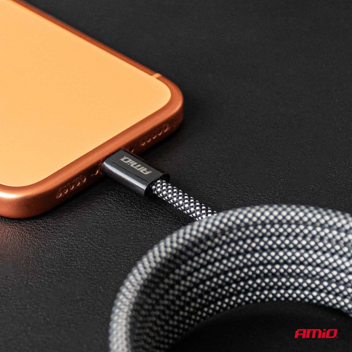 Magneettinen USB-C – USB-C-kaapeli 60W 100 cm AMIO-04840