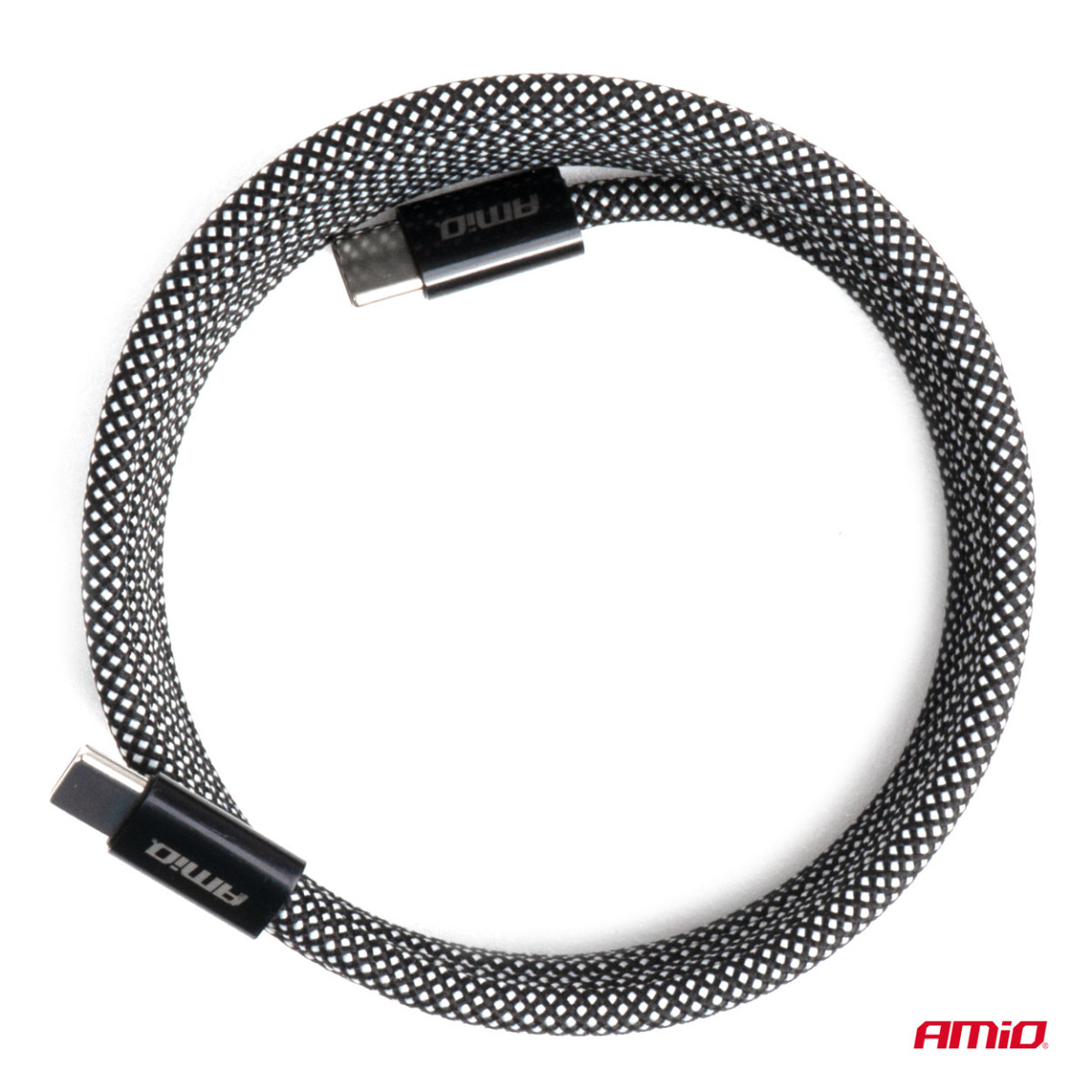 Magneettinen USB-C – USB-C-kaapeli 60W 100 cm AMIO-04840