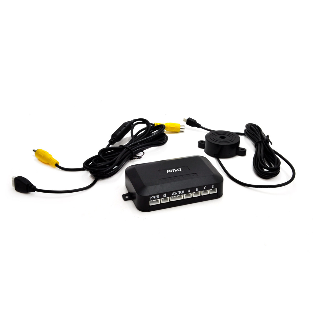 Pysäköintitutkan keskusohjausyksikkö TFT, 4 anturia AMIO-01574