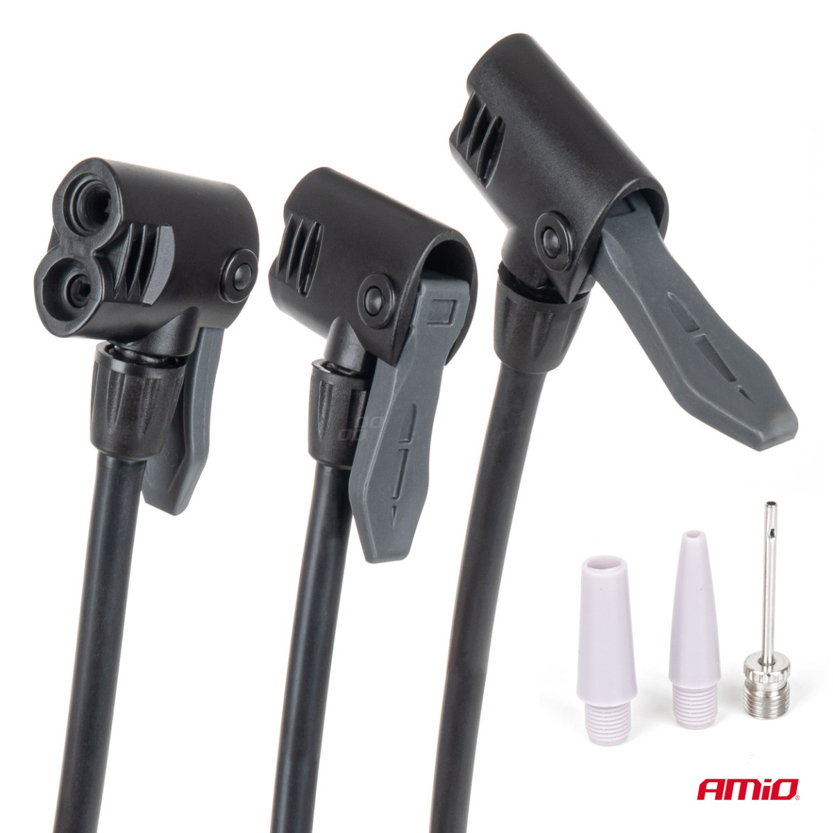 Metallinen käsipumppu painemittarilla MINI PU08 AMIO-04343