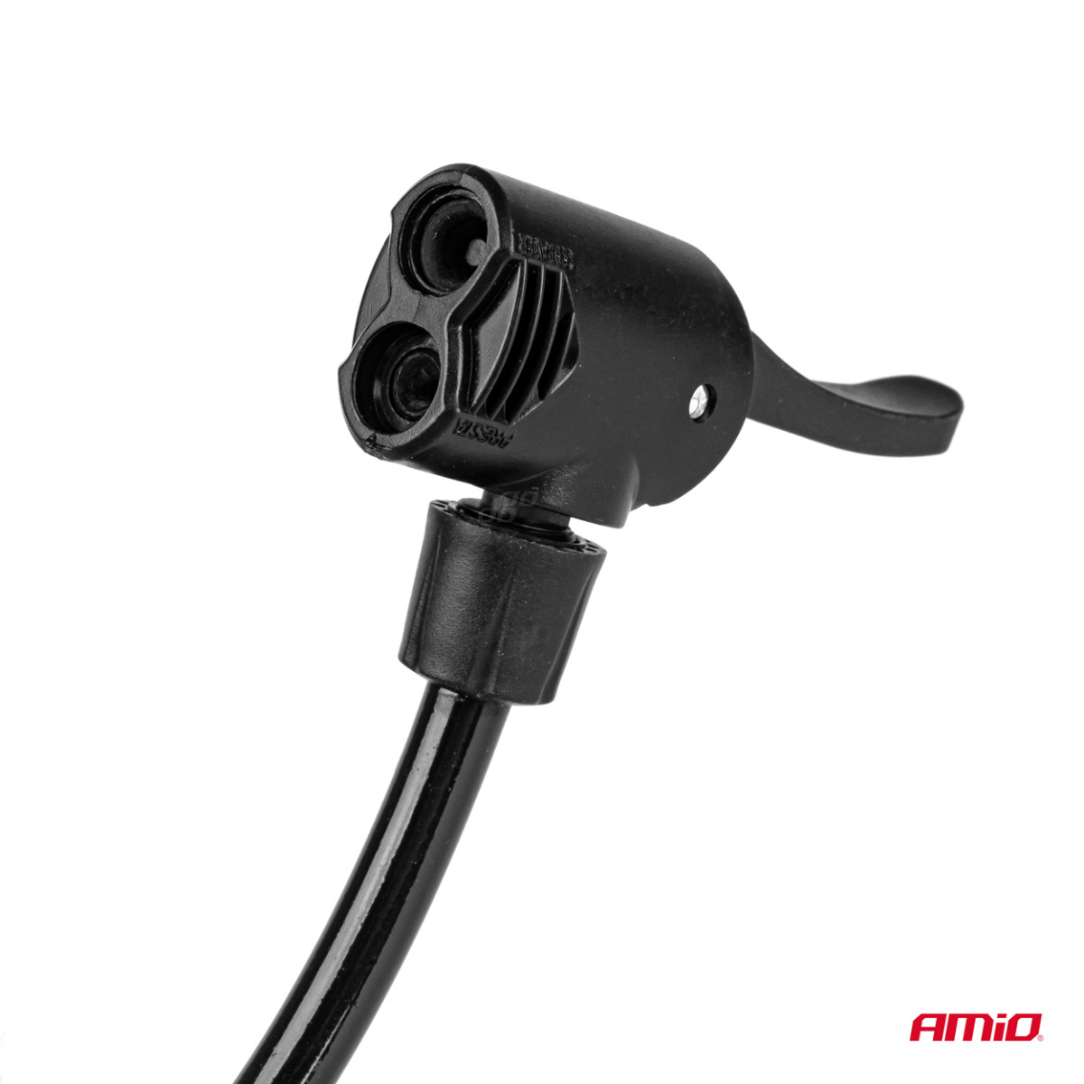 Metallinen käsipumppu painemittarilla PU02, AMIO-02146