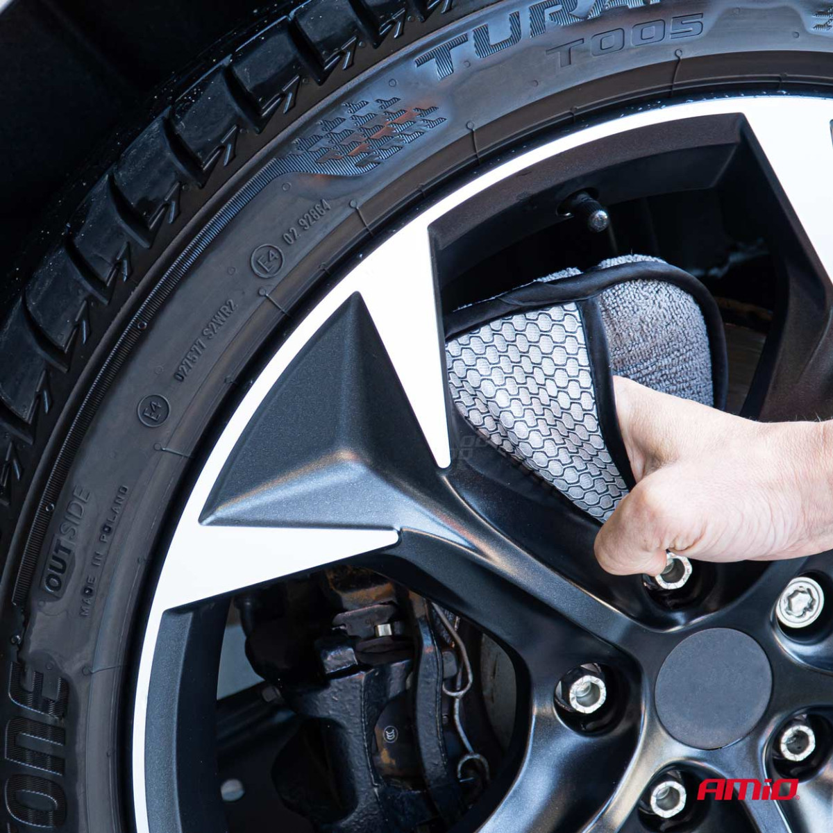 Mikrokuitusieni vanteille, 20x16x2 cm AMiO-03843