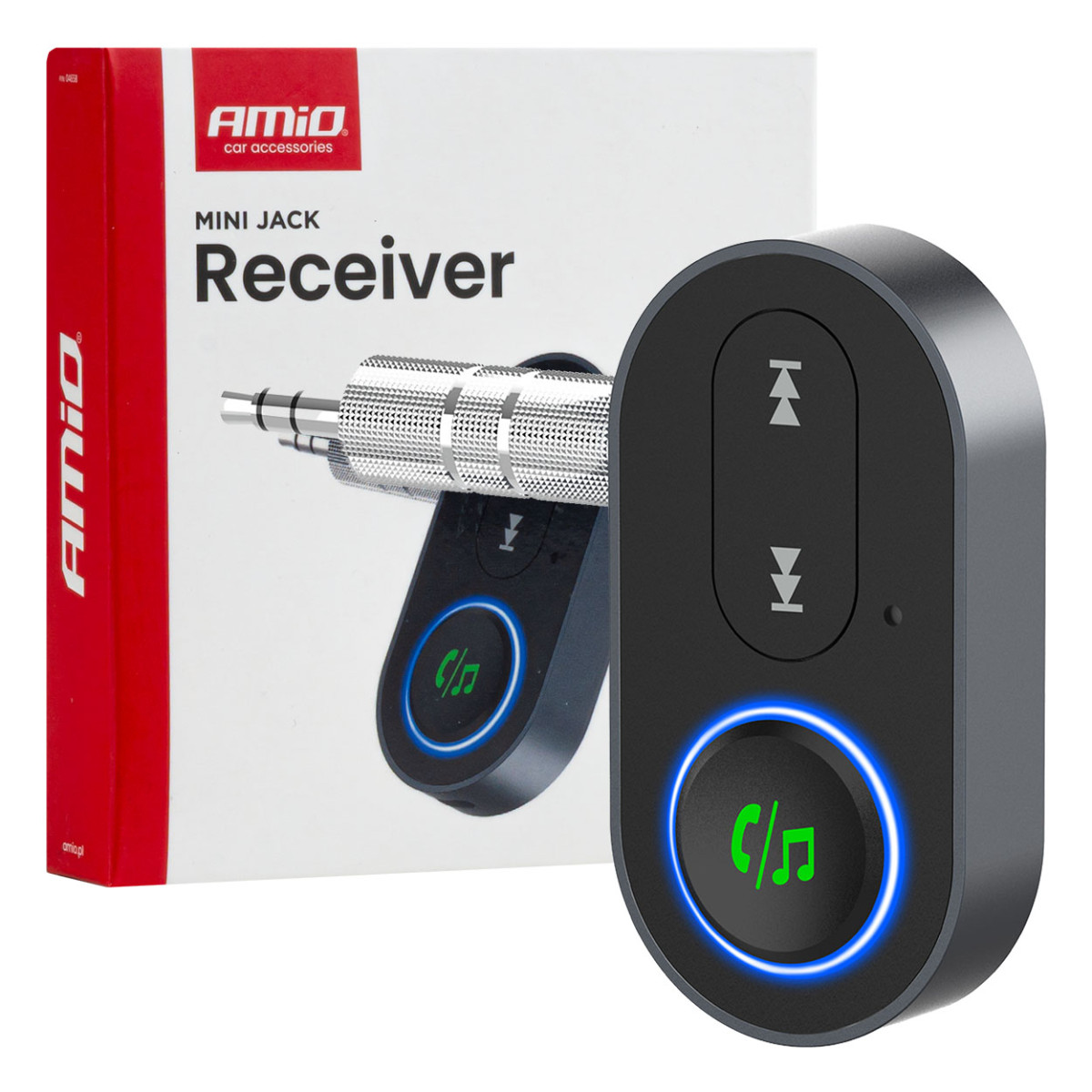 Miniliitäntäinen Bluetooth-vastaanotin-lähetin AMIO-04658