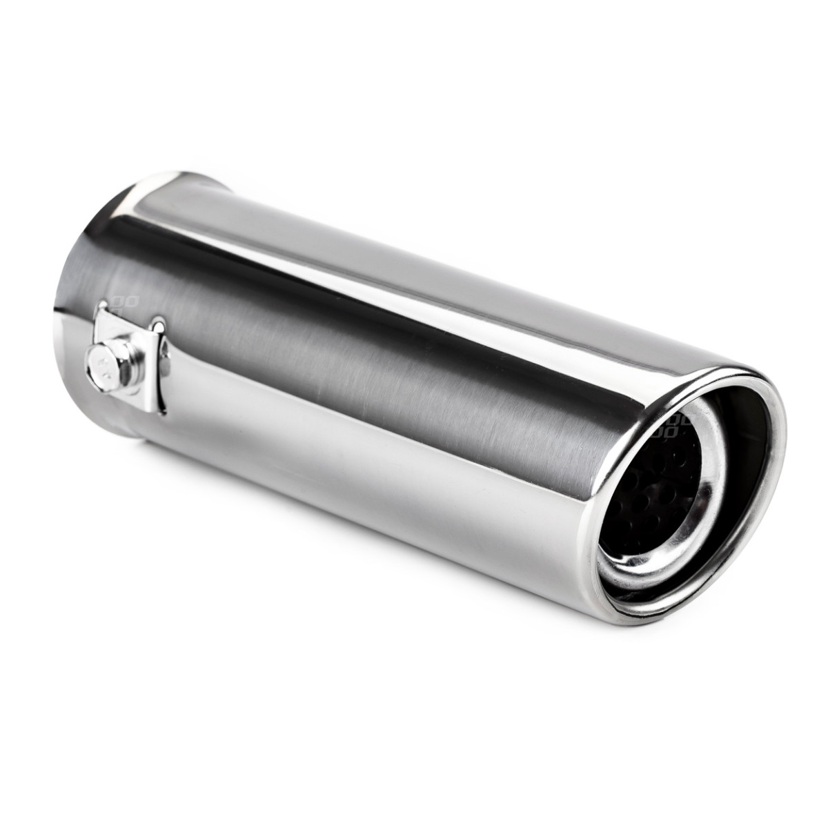 Äänenvaimentimen pää 30-45 mm, ruostumatonta terästä, kromattu, AMIO-01302