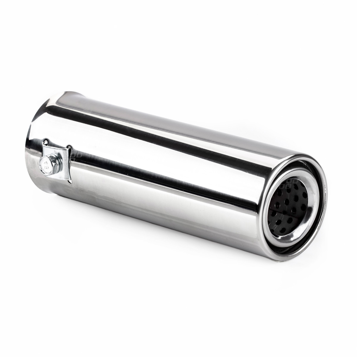 Äänenvaimentimen pää 31-45 mm, ruostumatonta terästä, kromattu, AMIO-01309