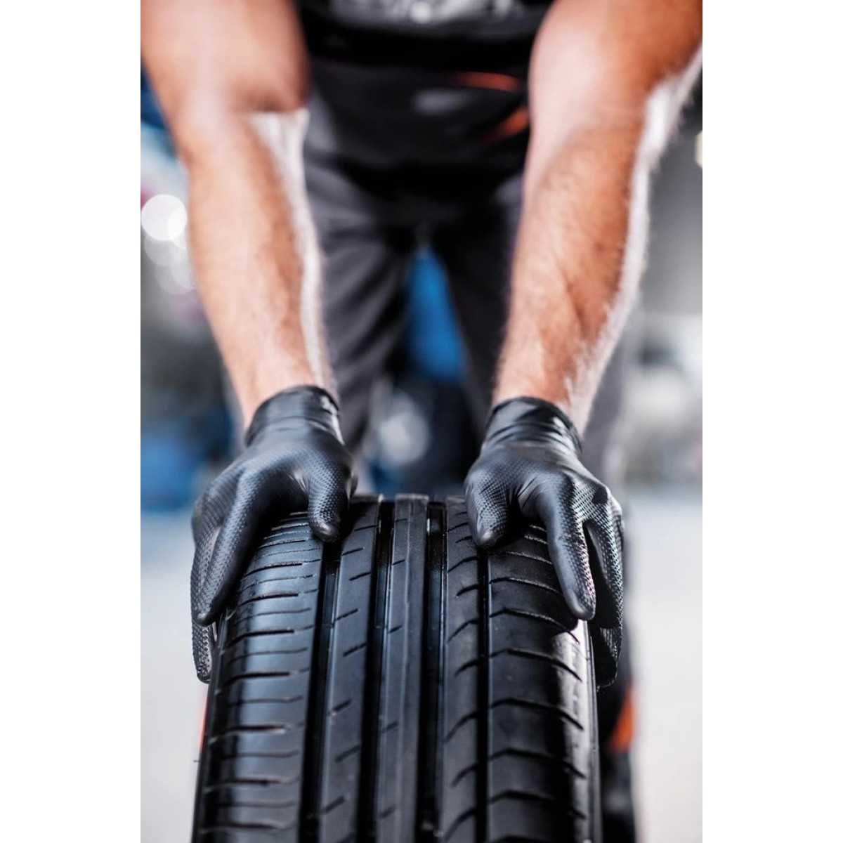 Nitriilikäsineet GoGrip siniset, koko XL, 50 kpl.