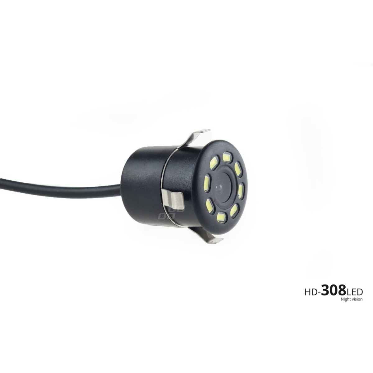 Pysäköintitutkajärjestelmä TFT01 4.3" HD-308-LED-kameralla, 4 mustalla sensorilla, kuorma-autoille