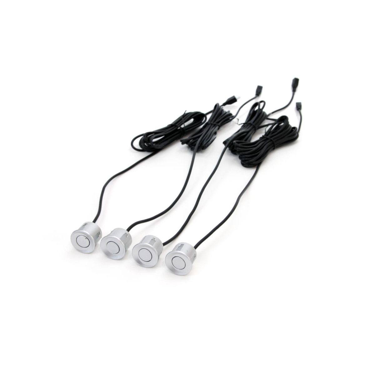 Pysäköintitutkajärjestelmä TFT02 4.3" HD-501-IR-kameralla, 4 hopeanvärisellä sensorilla