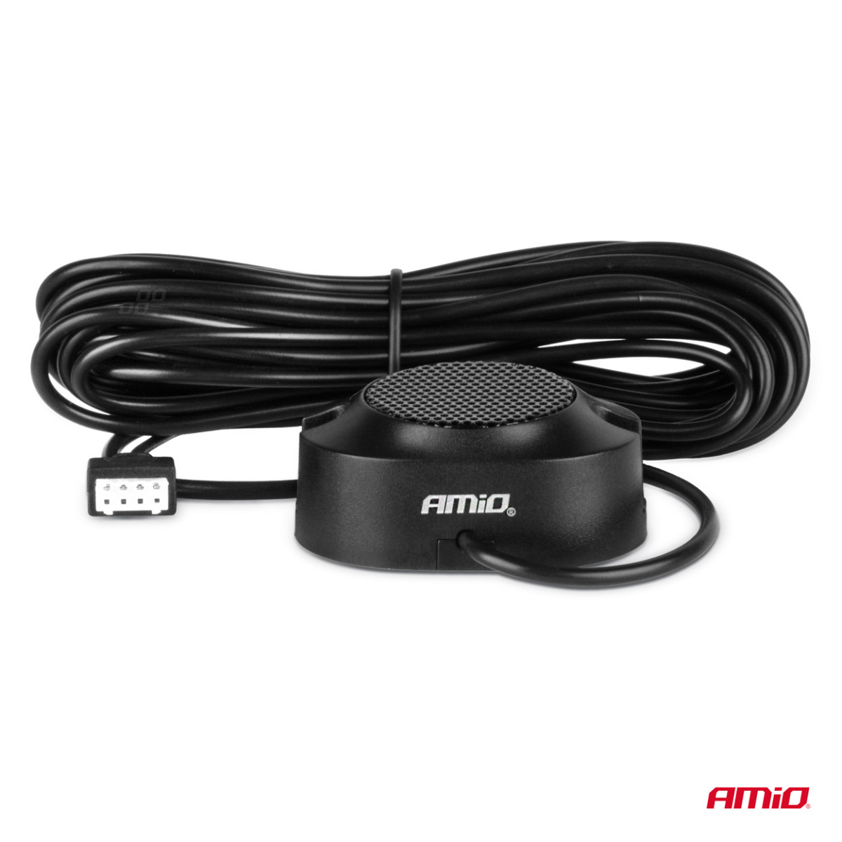 Pysäköintitutka äänimerkillä, 8 valkoista anturia 22 mm AMIO-01599