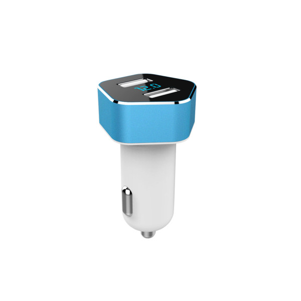 Auton USB-laturi volttimittarilla, 2×USB PCH PRO-05 AMIO-02358 Auton USB-laturi volttimittarilla, 2×USB PCH PRO-05 AMIO-02358