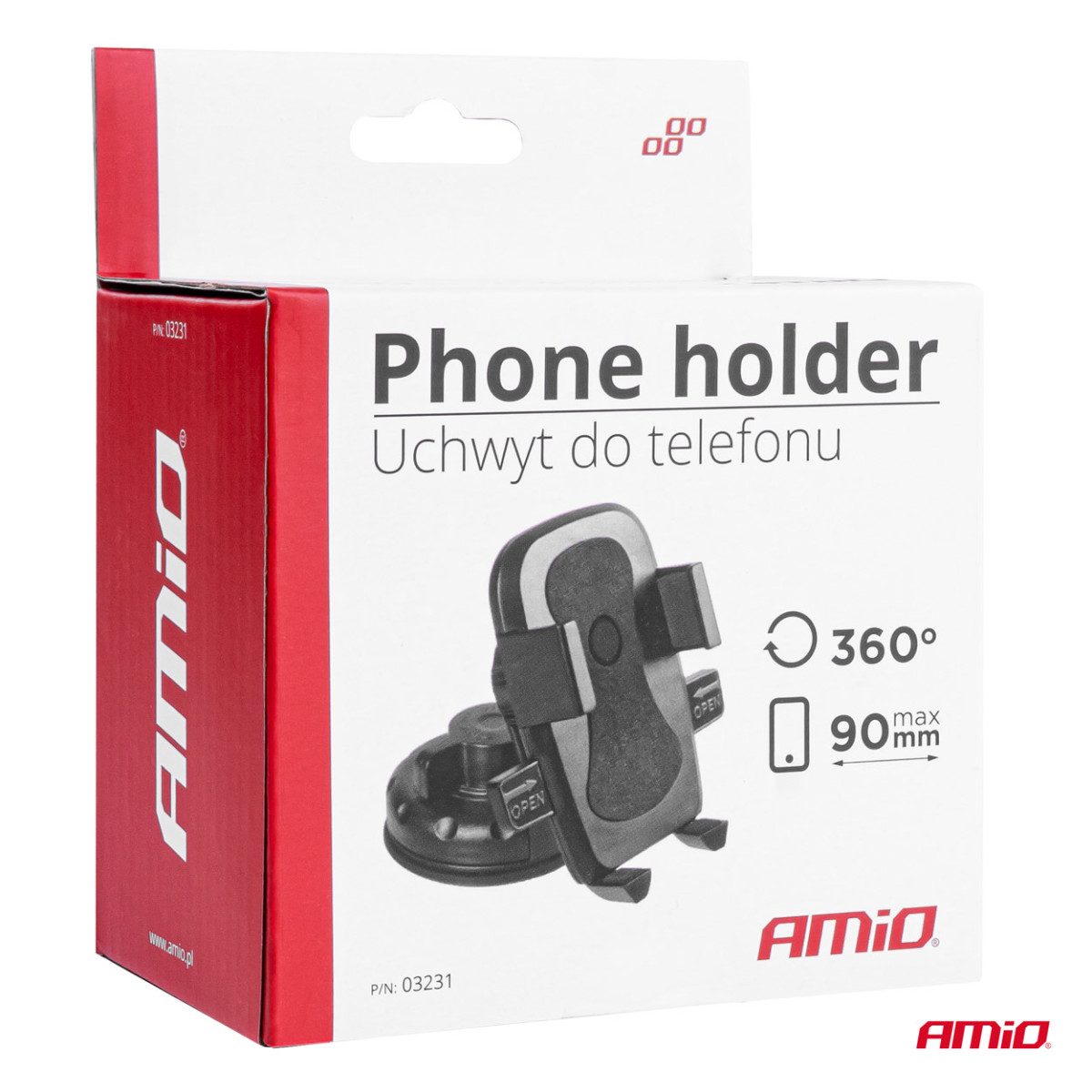 Puhelimen pidike imukupilla, HOLD-19