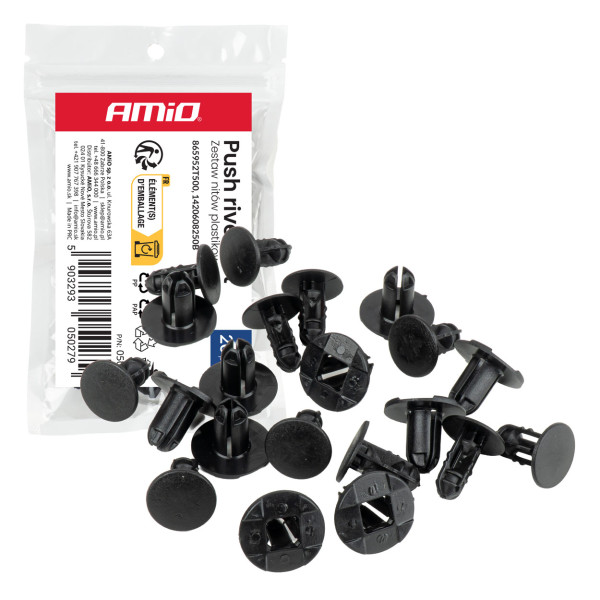 Muoviniittisarja, 20 kpl, AMIO-05027