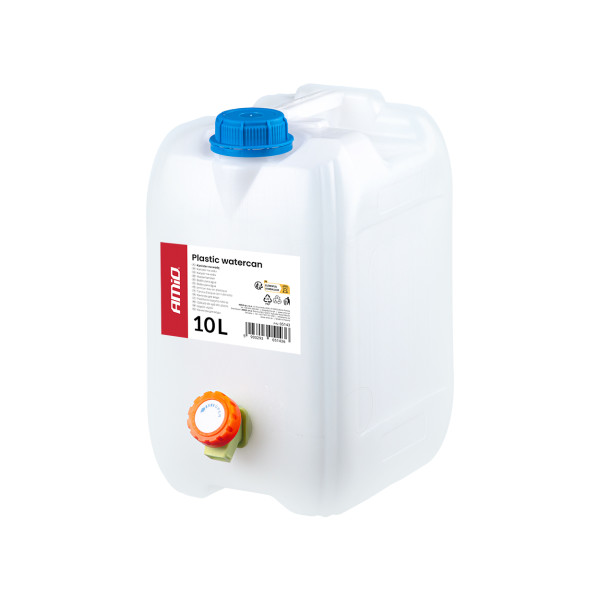Muovinen vesisäiliö hanalla, 10 l, AMIO-05143 Muovinen vesisäiliö hanalla, 10 l, AMIO-05143